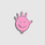 I Glove You Enamel Pin - Fight Club Pink