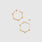 Orthodontic Braces Hoop Earrings - Gold