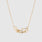 Stethoscope Knot Necklace - Gold