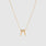 2028 Graduation Year Necklace - Gold