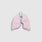 Prendedor esmaltado Just Breathe Fight Club Pink