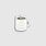 Anstecknadel „Kaffeetasse – Up and Atom“ Optic White