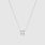 Orthodontic Big Bracket Necklace - Silver