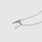 Graduation Year Necklace Silver