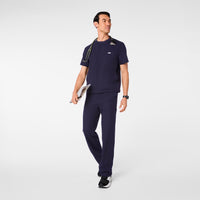 Casaca de uniforme médico de cuello redondo Landen