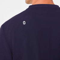 Casaca de uniforme médico de cuello redondo Landen