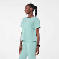 Canela Crewneck Scrub Top