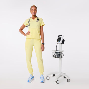 Adra Slim V-Neck Scrub Top