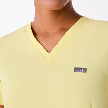 Adra Slim V-Neck Scrub Top