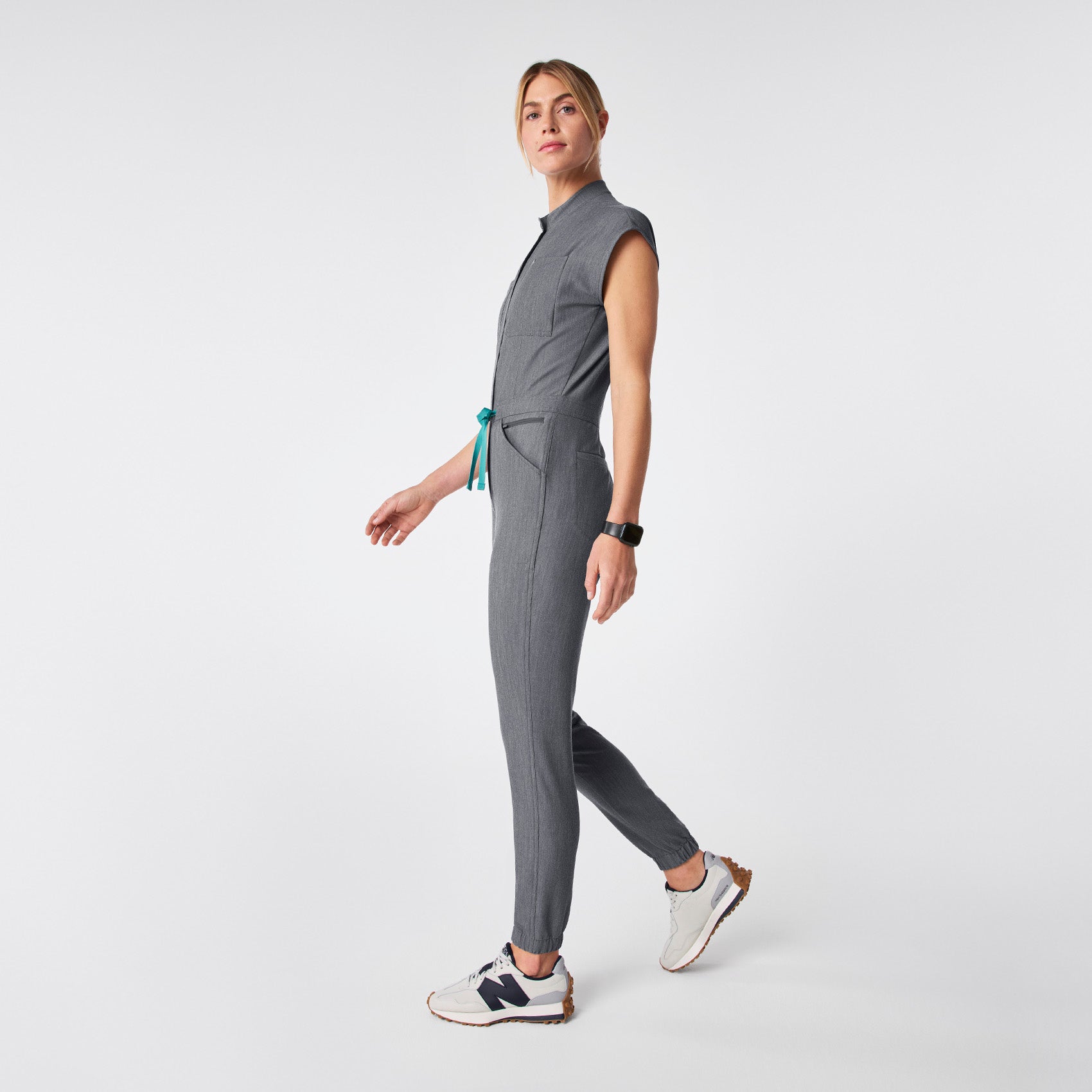Women’s Rafaela Cargo ScrubJumpsuit™ - Graphite · FIGS