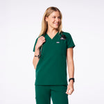 Ruffaela Scrub Top