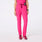 Pantalon d’uniforme médical Taille haute Jambe droite Dowa Shocking Pink