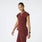 Casaca de uniforme médico slim péplum Eveleigh Walnut