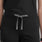 Pantalón de uniforme médico de pierna recta Valle Black
