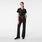 Kimberley High-Rise Flare Scrub Trouser Black