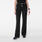 Kimberley High-Rise Flare Scrub Trouser Black