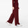 Hoch geschnittene OP-Hose Marseille mit weitem Bein Burgundy