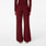 Hoch geschnittene OP-Hose Marseille mit weitem Bein Burgundy