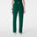 Hoch geschnittene OP-Hose Dowa mit geradem Bein Forest Green