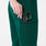 Hoch geschnittene OP-Hose Dowa mit geradem Bein Forest Green