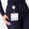 Hoch geschnittene OP-Hose Marseille mit weitem Bein Navy