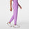 Pantalón de uniforme médico deportivo de tiro alto Uman Wild Iris