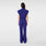 ScrubJumpsuit™ Rafaela mit weitem Bein Deep Royal Blue