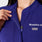 ScrubJumpsuit™ Rafaela mit weitem Bein Deep Royal Blue