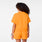 Chandail en coton molletonné à manches courtes Evelyn Creamsicle
