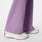 Hoch geschnittene OP-Hose Isabel mit weitem Bein Purple Haze