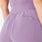 Hoch geschnittene OP-Hose Isabel mit weitem Bein Purple Haze