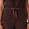Pantalón de uniforme médico de pierna ultraancha y tiro alto Allison Espresso