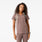Casma Scrub Top™ - Smokey Taupe