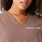 Casma Scrub Top™ Smokey Taupe