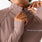 Contourknit-OP-Jacke Smokey Taupe
