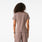 Haut d’uniforme médical coupe cintrée Eliza Smokey Taupe