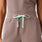 Pantalon d’uniforme médical Jambe large Isabel Taille haute Smokey Taupe