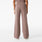 Pantalon d’uniforme médical Jambe large Isabel Taille haute Smokey Taupe
