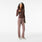 Lacey Ruffle Long-Sleeve Underscrub Dark Smokey Taupe