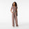 Shelby Ultra-High-Rise Wide-Leg Scrub Trouser Smokey Taupe