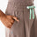 Shelby Ultra-High-Rise Wide-Leg Scrub Trouser Smokey Taupe