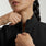 Camrose Mock-Neck Scrub Top Black