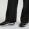 Mina High-Rise Wide-Leg Scrub Pant Black