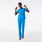 Casma Scrub Top™ Blue Horizon