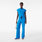 ScrubJumpsuit™ Rafaela mit weitem Bein Blue Horizon