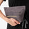 FIGS Canvas Pouch Dark Grey