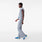 ScrubJumpsuit™ Rafaela mit weitem Bein Harbor Grey