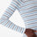 Salta Striped Long-Sleeve Underscrub Harbor Grey