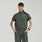 Camrose Mock-Neck Scrub Top - Moss