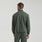 Thompson ¼ Zip Scrub Top Moss